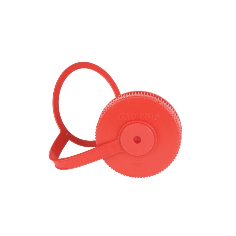 Nalgene Wide Mouth Water Bottle 63mm Loop-Top Cap (Fits 32oz & 48oz)  - Red