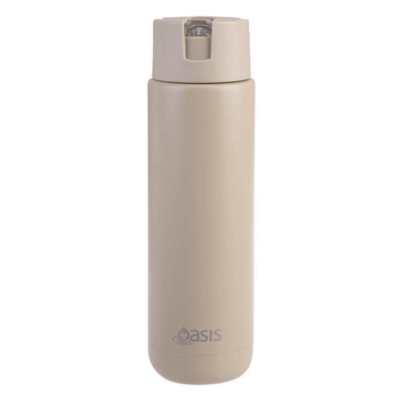 Oasis Stainless Steel Insulated Ceramic Moda Bottle 700ML - Latte