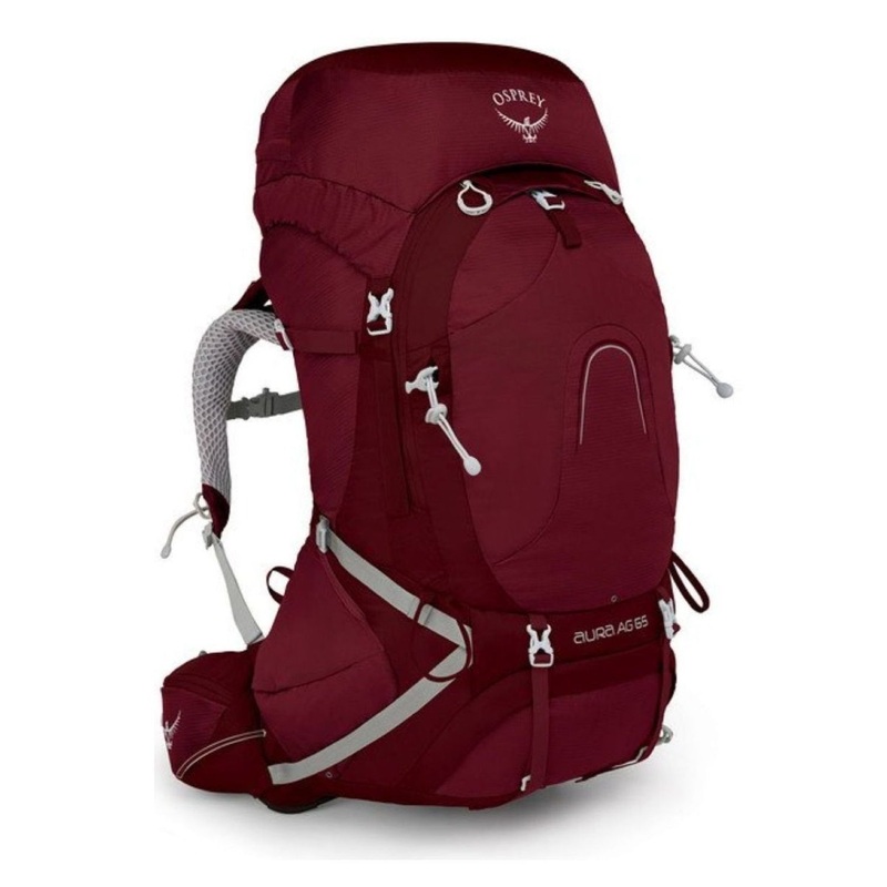 Osprey Aura AG 65 Backpack - Extra Small - Women's Backpacking (Gamma Red)