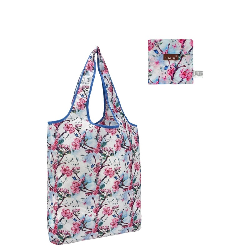SACHI Eco Foldable Tote Bag - Spring Blossom