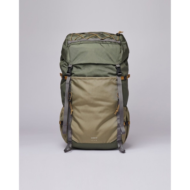 Sandqvist Mountain Hike Backpack - Multi Trekk Green/Leaf Green