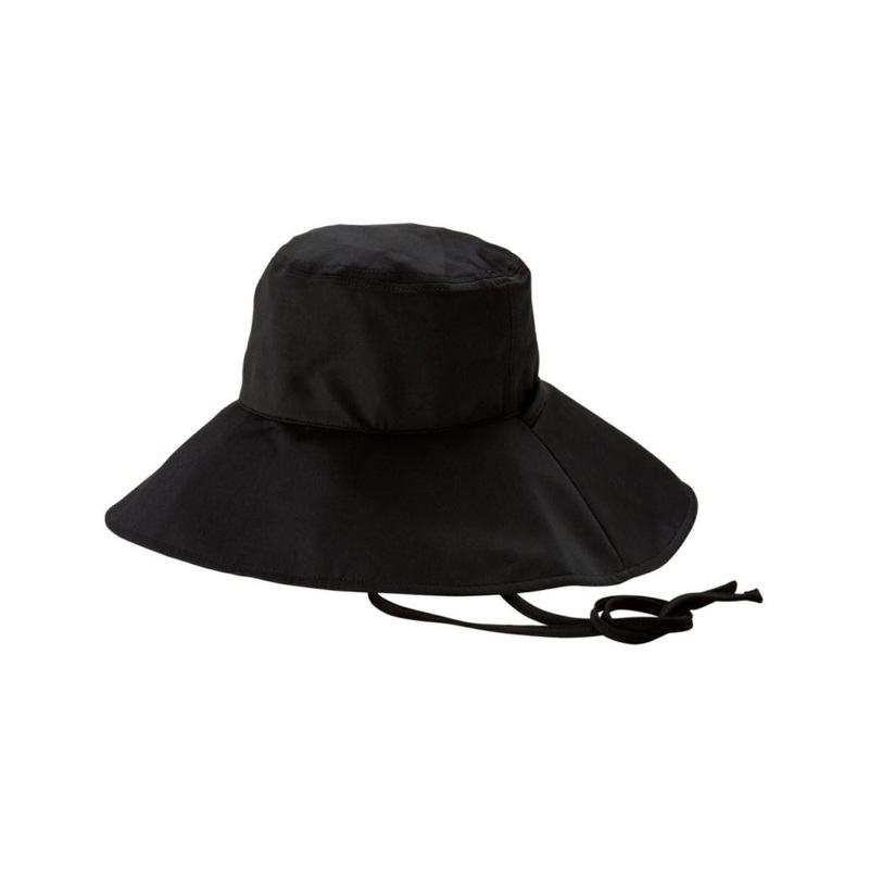 WPC Wide Brim Hat With UV Protection (Black)