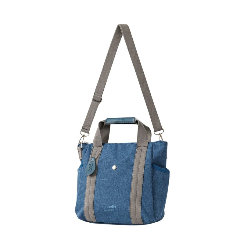 Anello Berry 2Way Mini Tote Bag (Denim Blue)