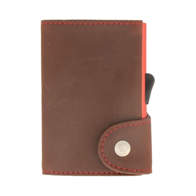 C-Secure Italian Leather Wallet (Auburn)