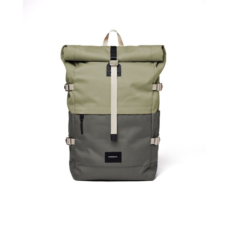 Sandqvist Bernt Backpack - Multi Dew Green/Night Grey