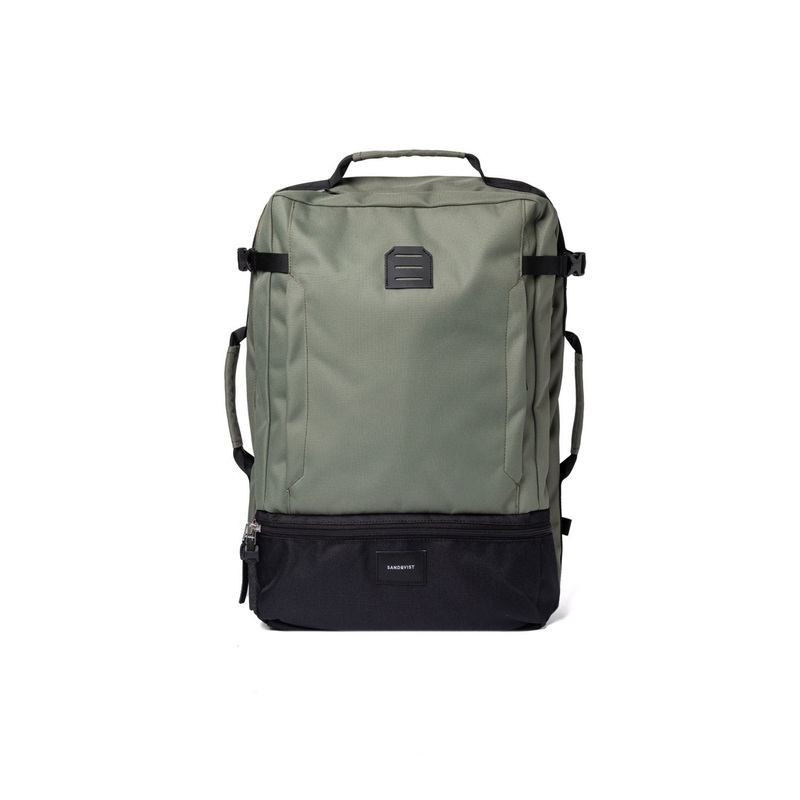 Sandqvist Otis Backpack - Multi Clover Green