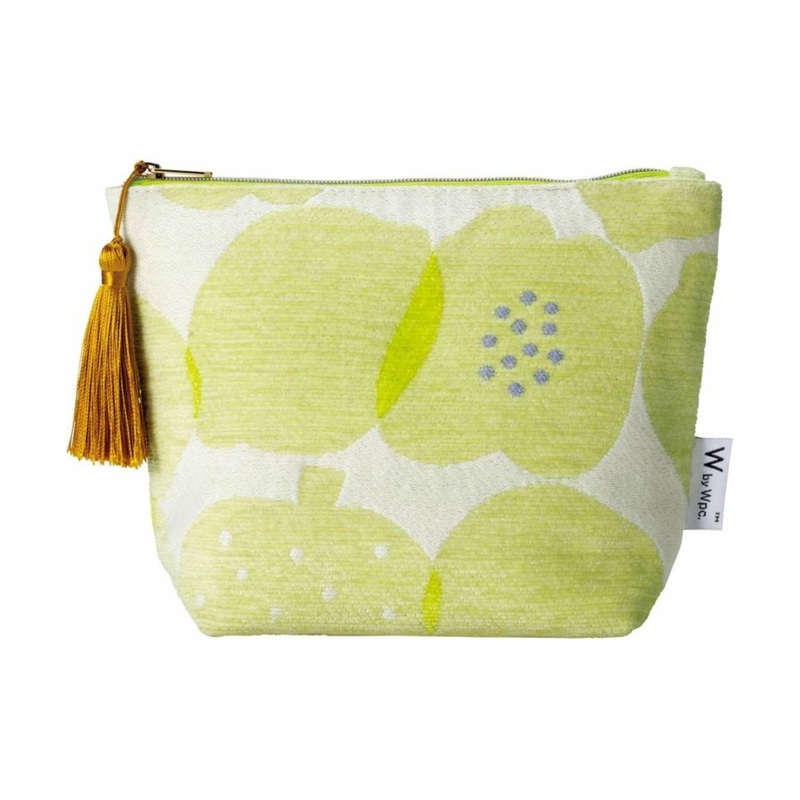 WPC Gobelins Tapestry Boat Shaped Round Pouch (Fruits Green)