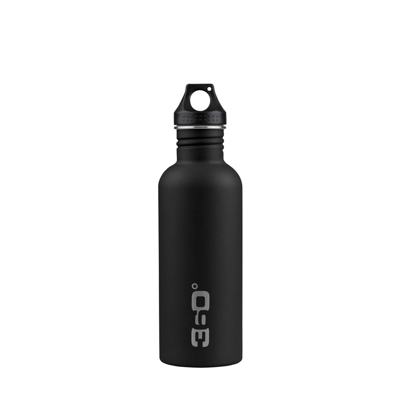 360 Degrees Single Wall Water Bottle 1L (Matte Black)