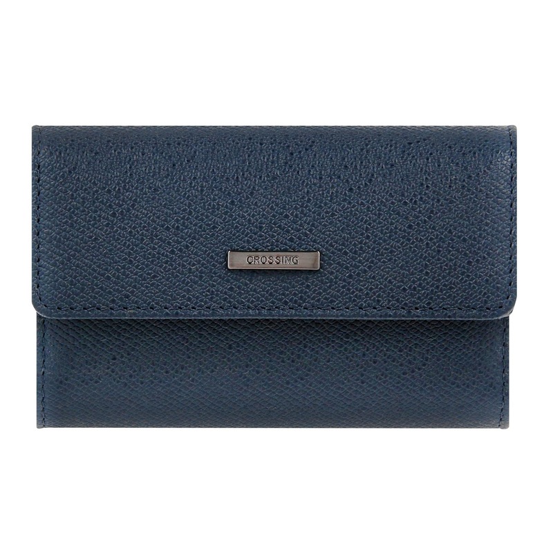 Crossing Elite Leather Key Holder With Card Pockets  - Jeans