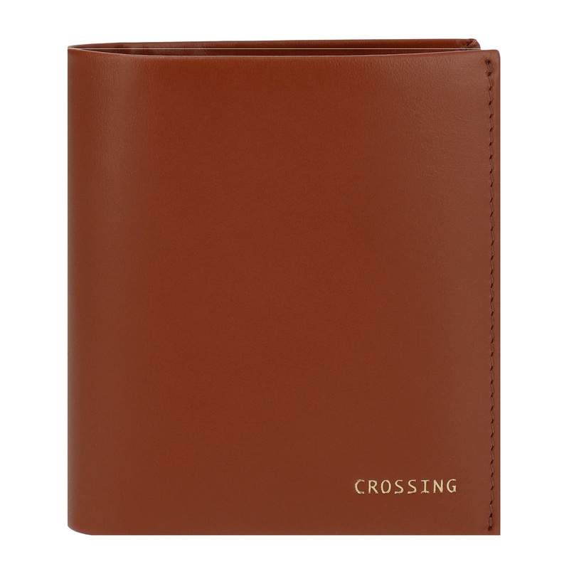 Crossing Sydney Slim Leather Wallet With Coin Pouch - Gingerbread