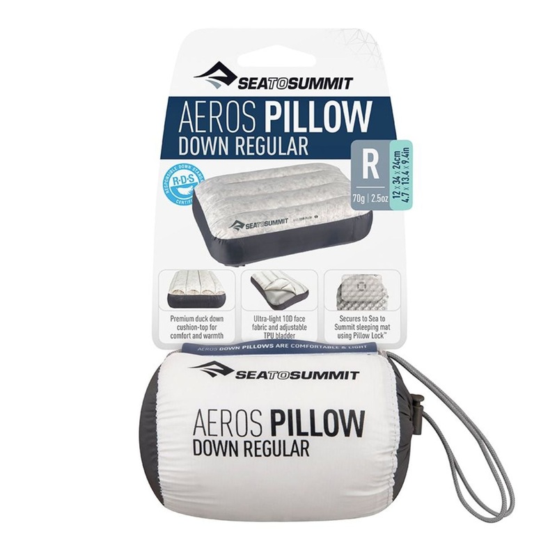Sea To Summit Aeros Down Pillow Regular (Grey)