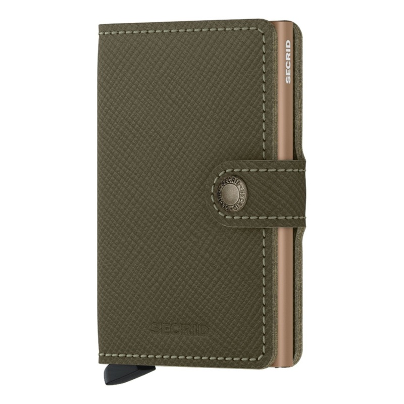 Secrid Miniwallet Saffiano - Olive