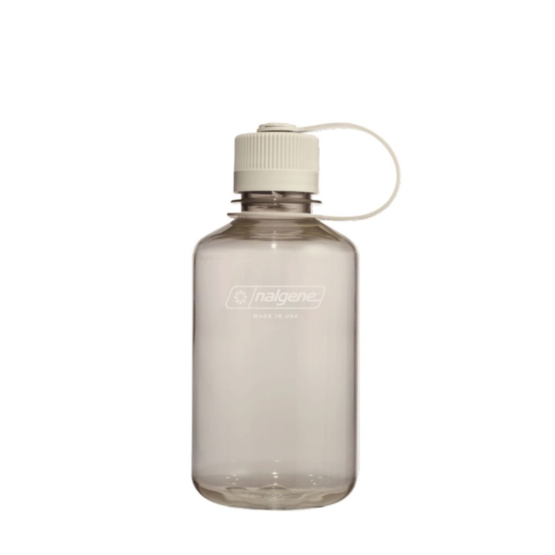 Nalgene 16oz Narrow Mouth Sustain Water Bottle  - Cotton (Monochrome)