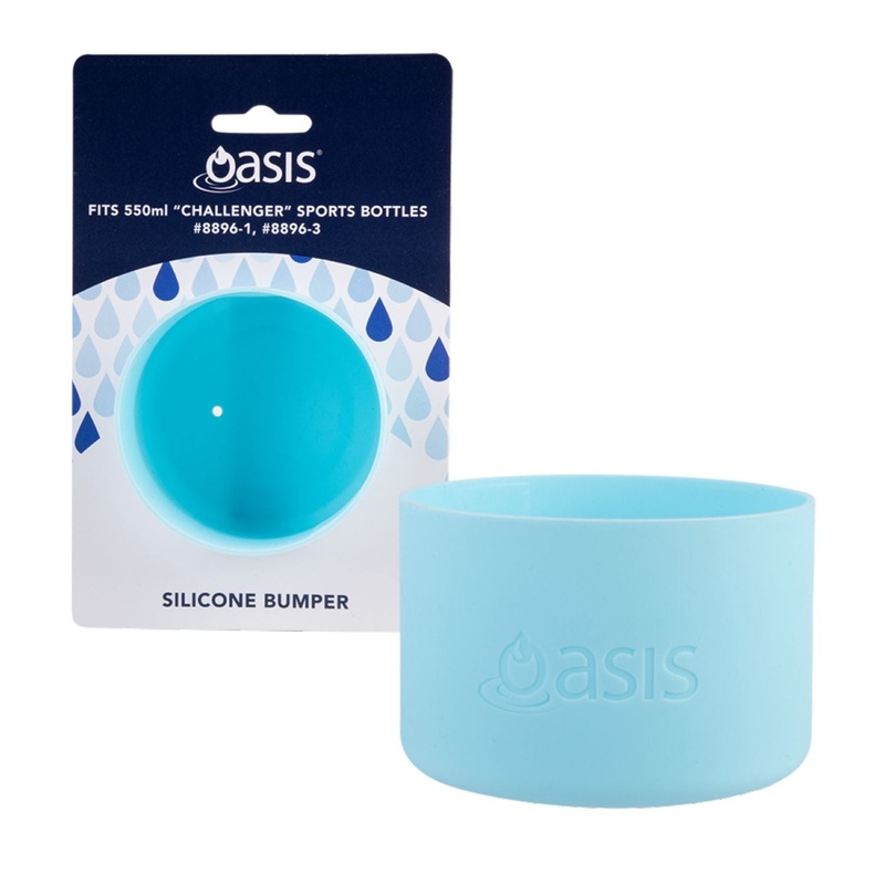 Oasis Silicone Bumper For Sports Bottle 550ML - Island Blue