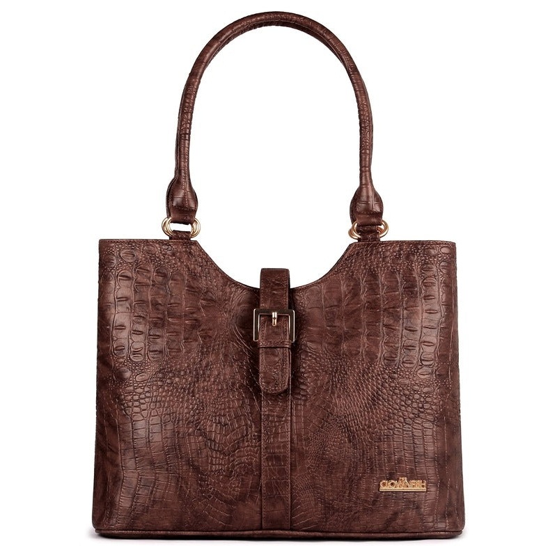 THE CLOWNFISH Urion SeriesSynthetic 39 cms Coffee Brown Messenger Bag