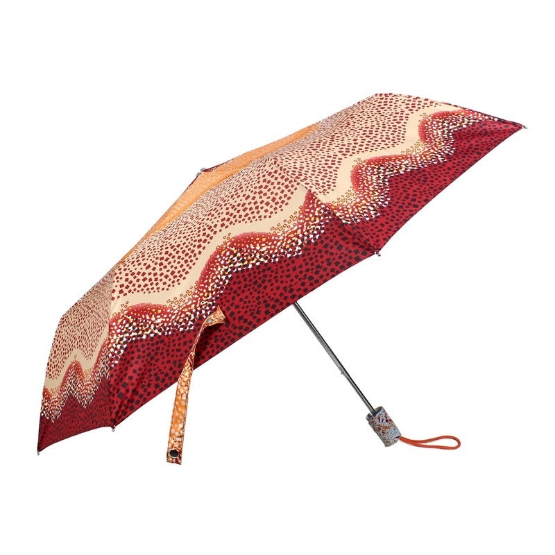 THE CLOWNFISH 3 Fold Auto Open Umbrella - Waterproof Nylon | Compact Size | Multicolour-Purple Handle