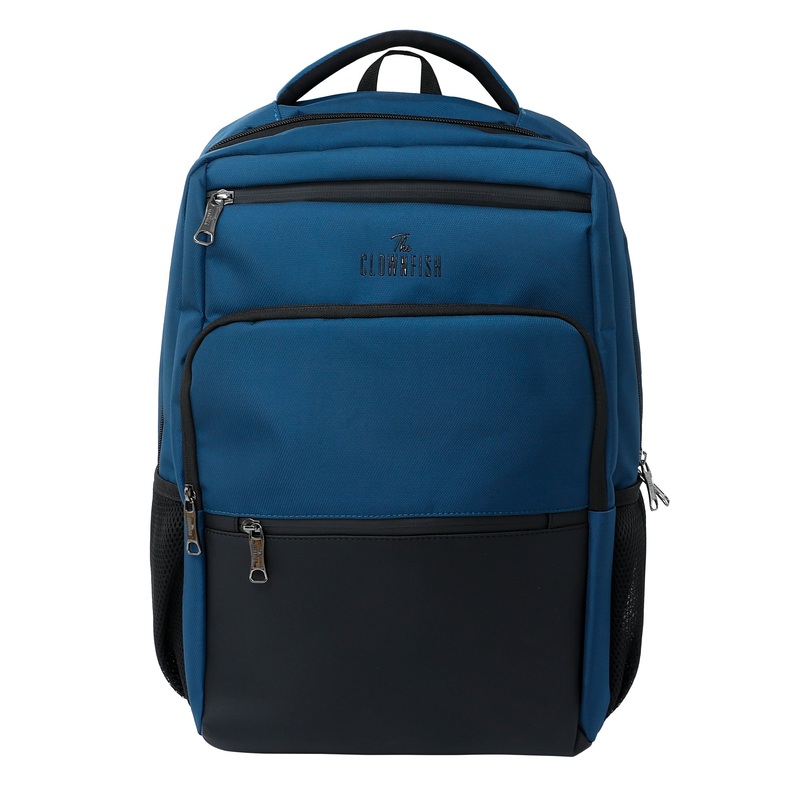 The Clownfish Expedition Series Laptop Bag - Durable & Travel-Friendly | USB + DC Ports Included | 25L Capacity | Blue