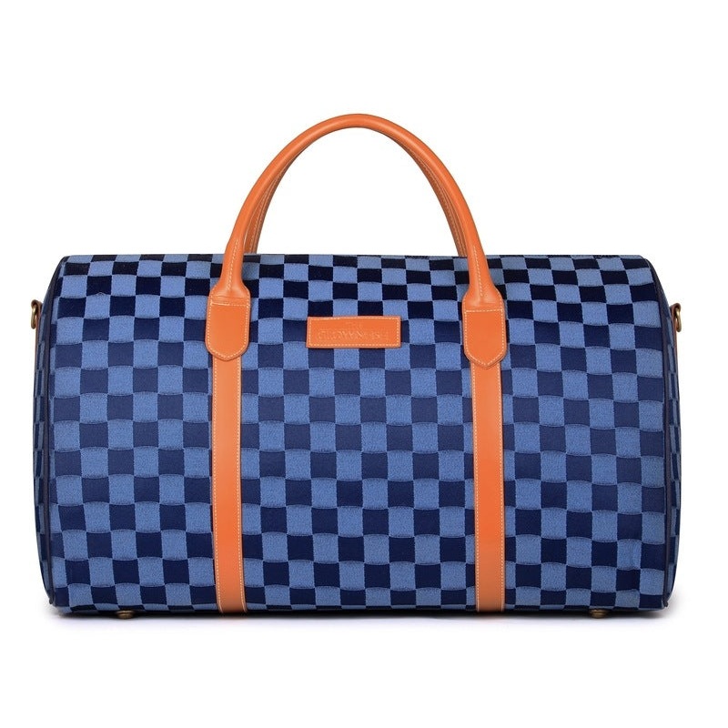 The Clownfish Fabric 56 cms Blue Travel Duffle (TCFDBTP-MI48LYBU17)