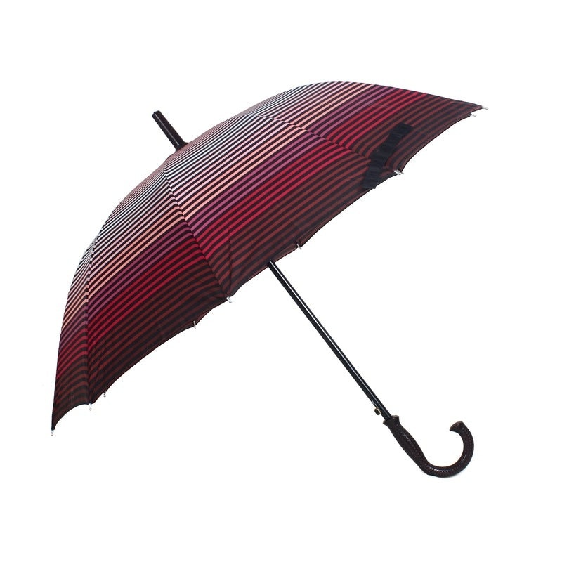 THE CLOWNFISH Umbrella Single Fold Auto Open Waterproof Pongee Umbrellas For Men and Women (Maroon)