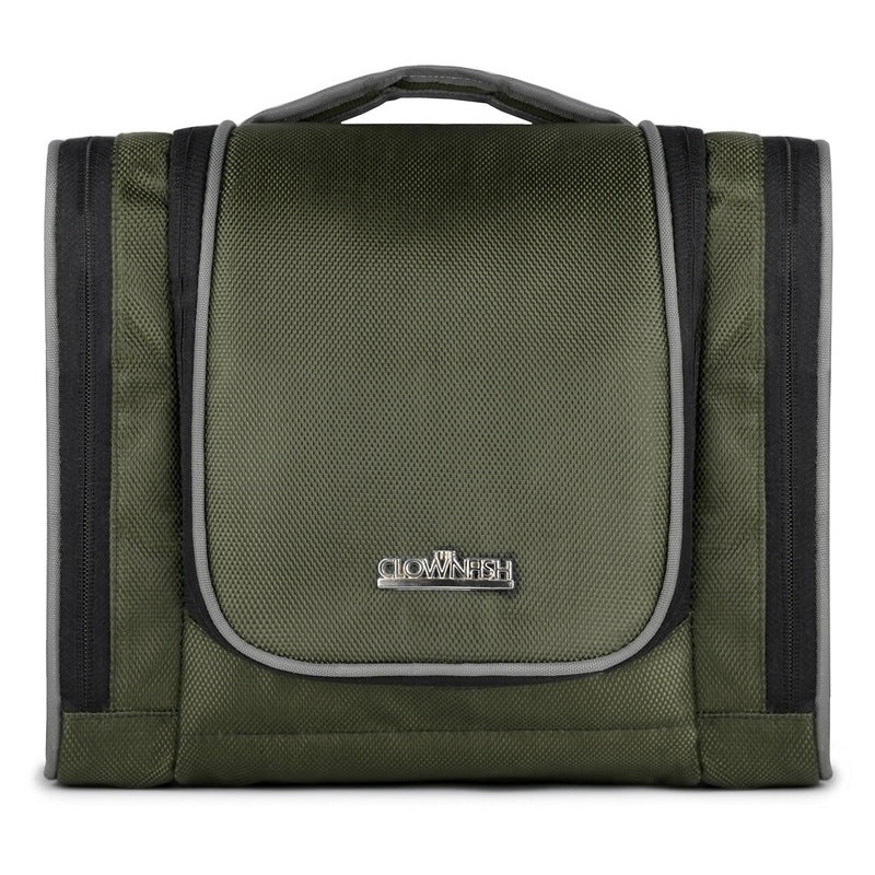 Toiletry Bag with Ample Space, Compact Design | Shaving Kit Included | Size: S | Color: Green