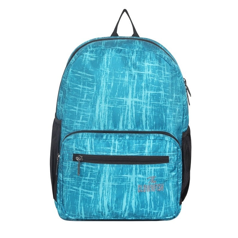 Travel Laptop Backpack - Water-Resistant, Spacious | 21.5L | Unisex | Turquoise Blue