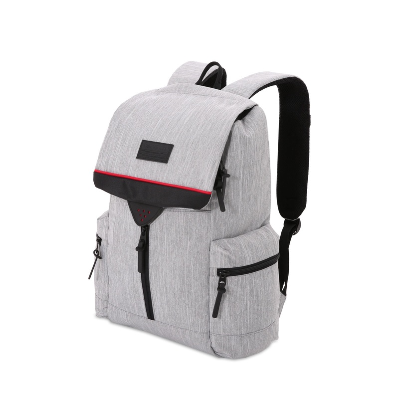 SWISSGEAR 5753 Laptop Backpack in Light Grey/Black