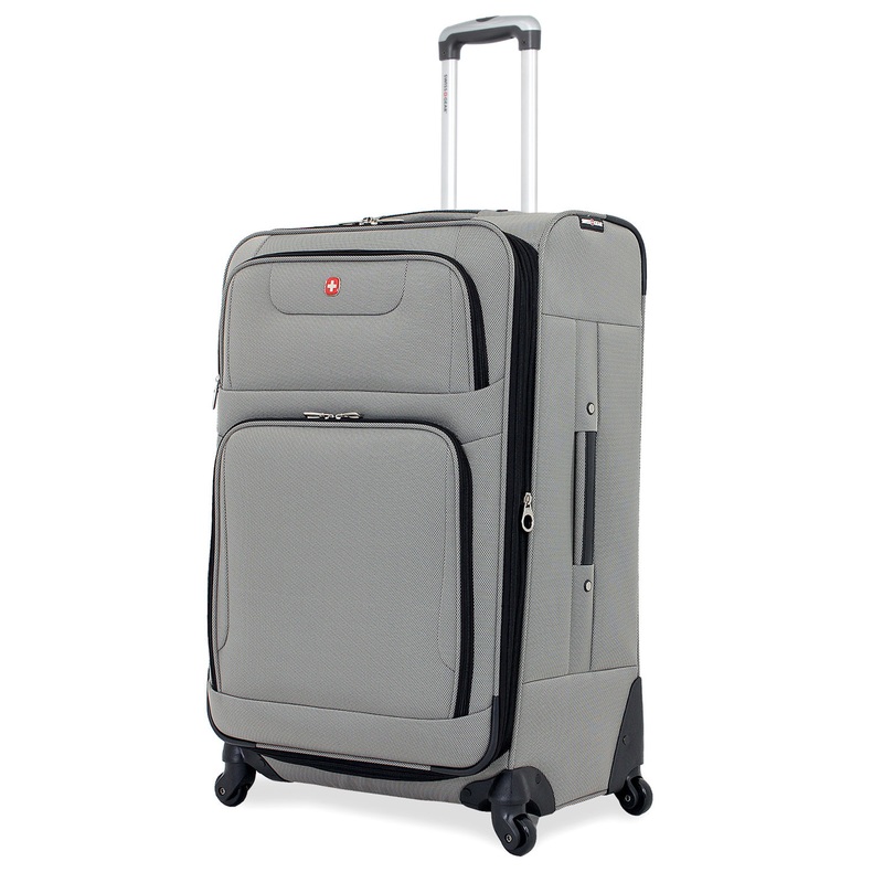 SWISSGEAR 7297 Large Checked Spinner in Pewter