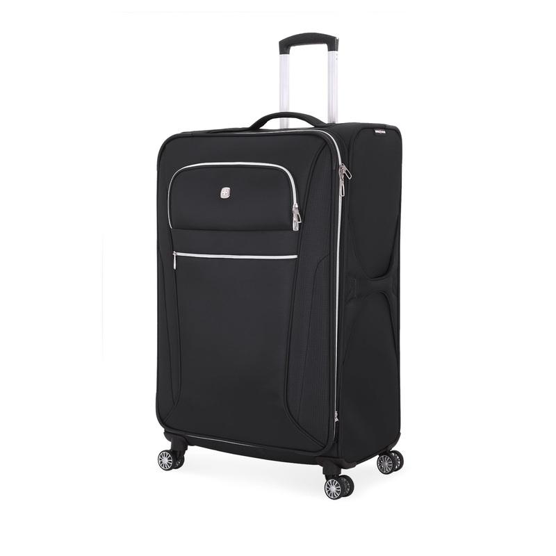 SWISSGEAR Checklite Large Checked Spinner in Black