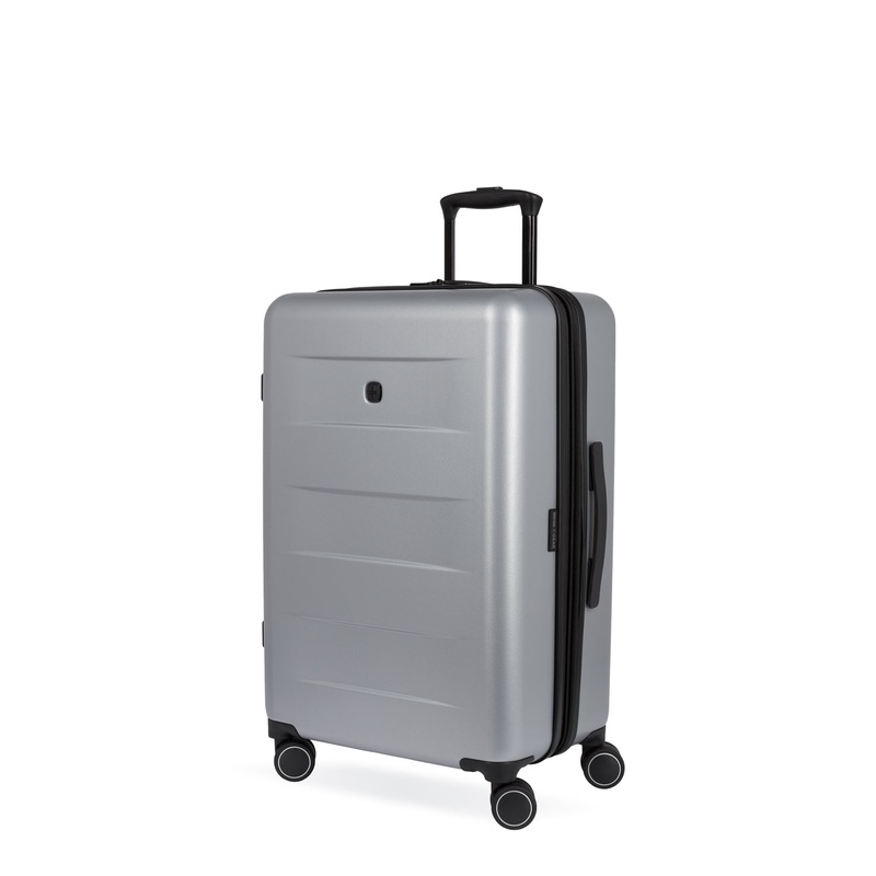 SWISSGEAR Eclipse Medium Checked Spinner in Grey