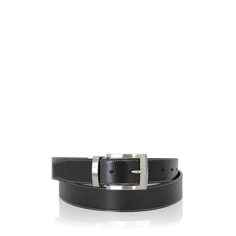 SWISSGEAR Oberland Reversible Medium Leather Belt in Black/Brown