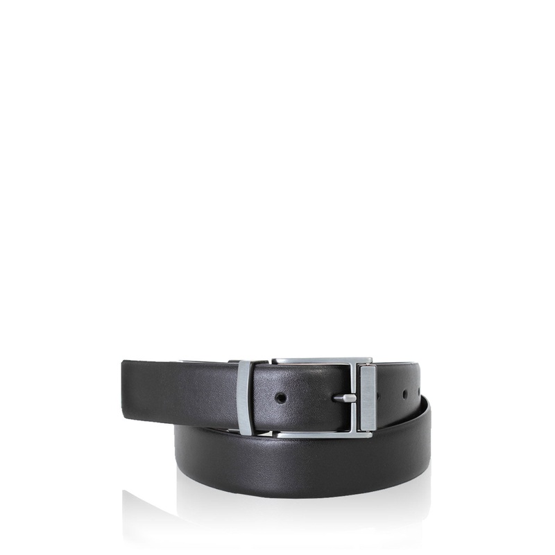 SWISSGEAR Vaud Reversible Large Leather Belt in Black/Brown