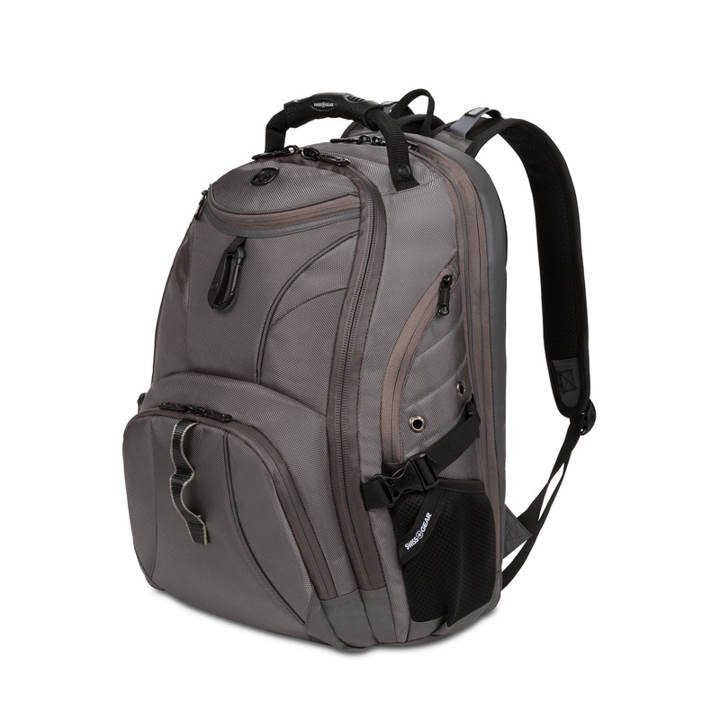 SWISSGEAR 1900 ScanSmart Laptop Backpack in Grey Ballistic