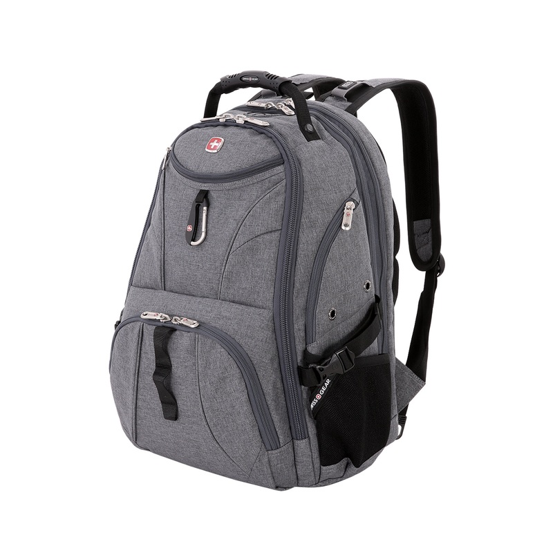 SWISSGEAR 1900 ScanSmart Laptop Backpack in Grey Heather