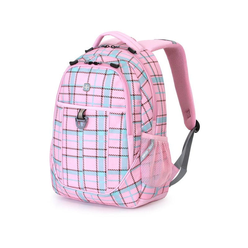 SWISSGEAR 3029 Backpack in Pink Plaid