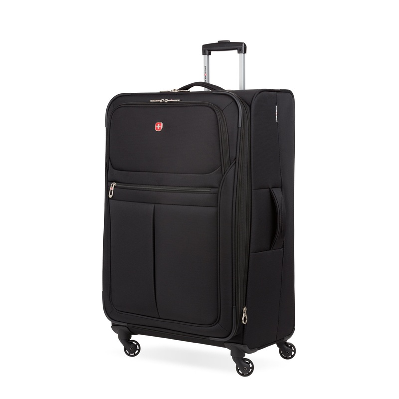 SWISSGEAR 4010 Large Checked Spinner in Black
