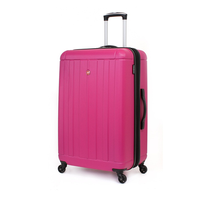 SWISSGEAR 6297 Medium Checked Spinner in Pink