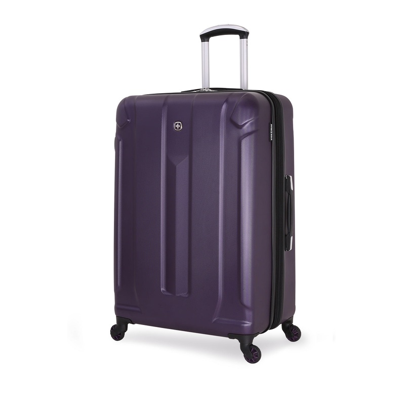 SWISSGEAR 6573 Large Checked Spinner in Purple