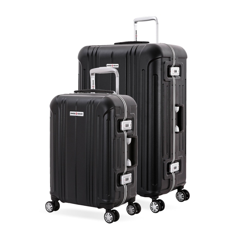 SWISSGEAR 6595 2-Piece Spinner Set in Black