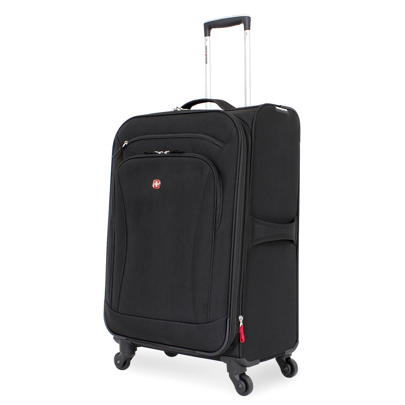 SWISSGEAR 7291 Medium Checked Spinner in Black