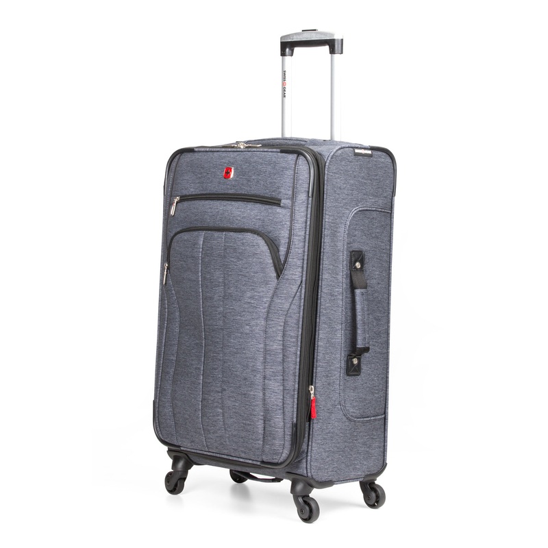 SWISSGEAR 7732 Large Checked Spinner in Blue