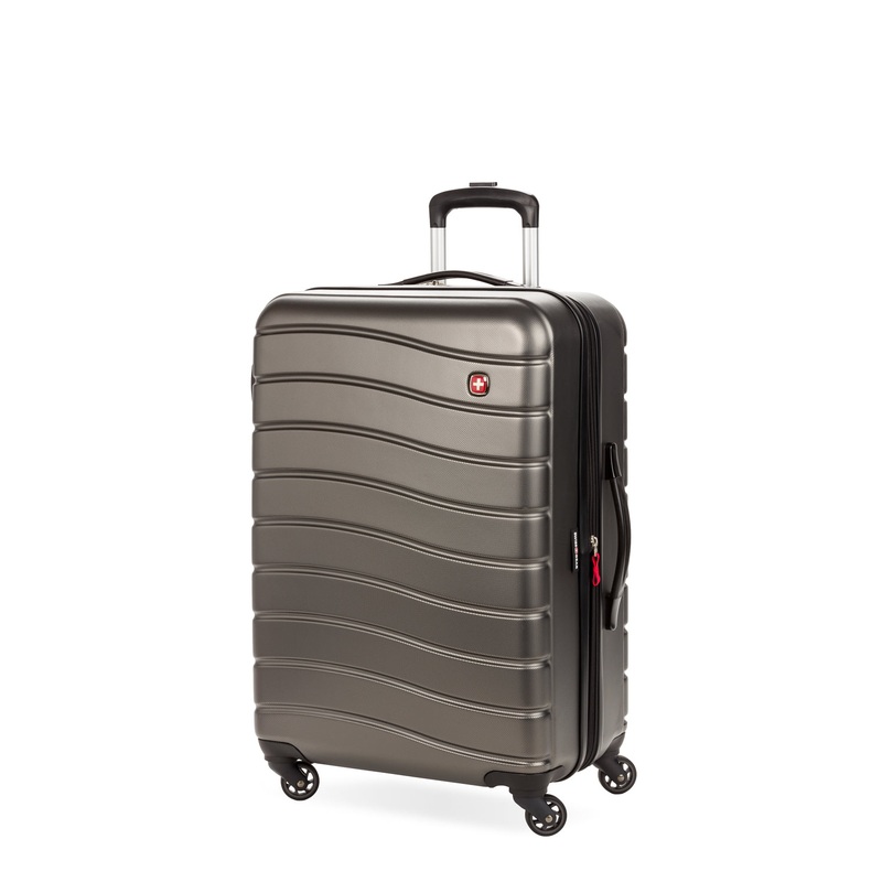 SWISSGEAR 7790 Medium Checked Spinner in Grey