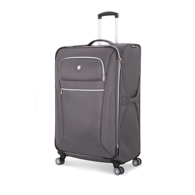 SWISSGEAR Checklite Large Checked Spinner in Grey