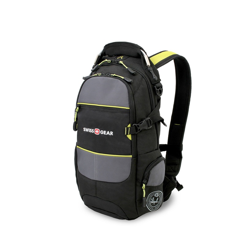 SWISSGEAR City Pack Core Backpack in Black/Lime