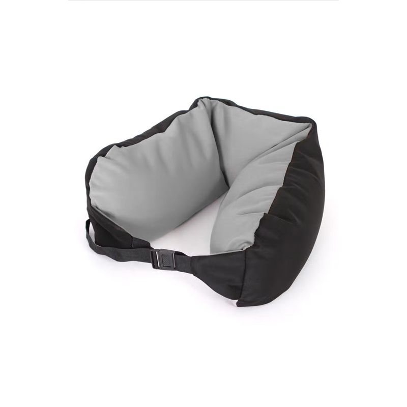 SWISSGEAR Covertible Travel Pillow in Black/Grey