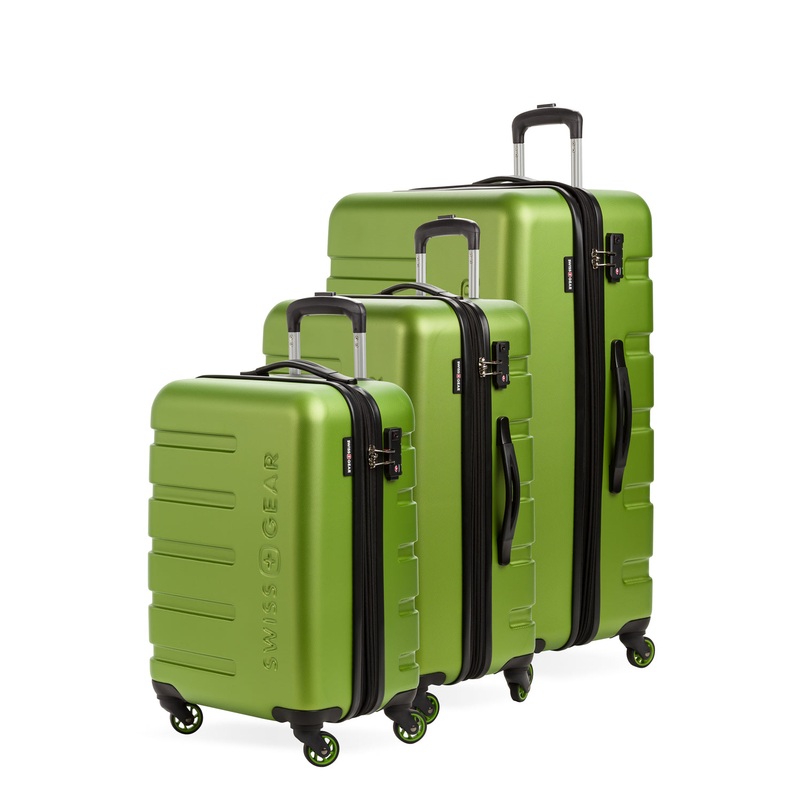SWISSGEAR Signature 3-Piece Spinner Set in Lime