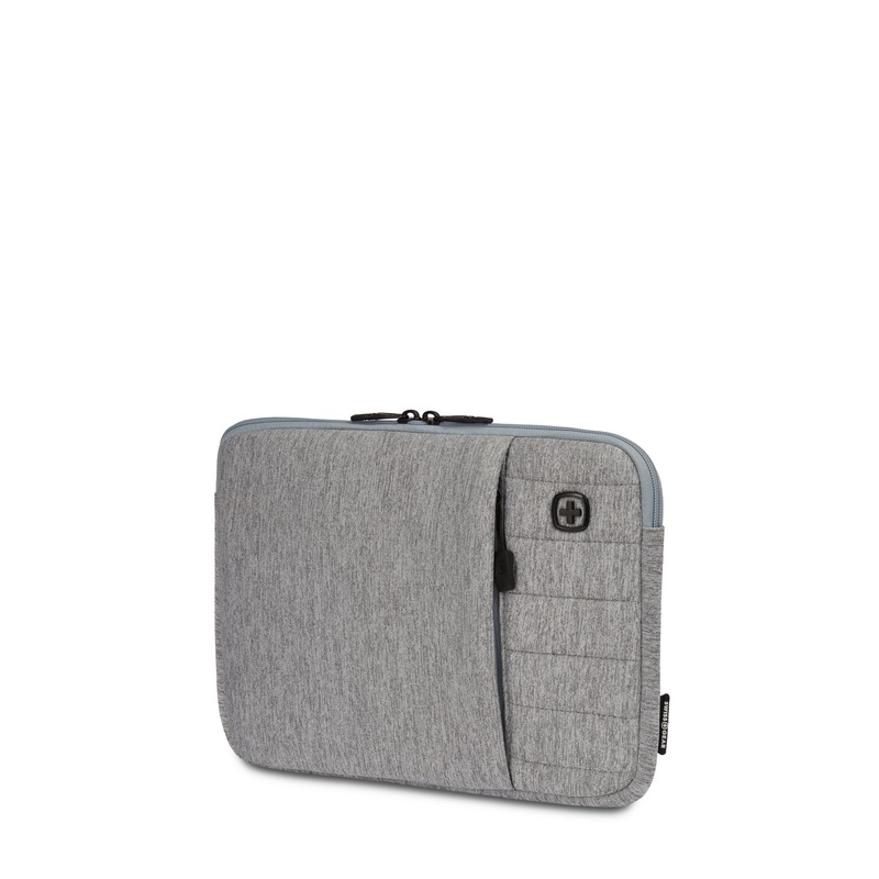 SWISSGEAR Stitch 13" Padded Laptop Sleeve in Light Grey