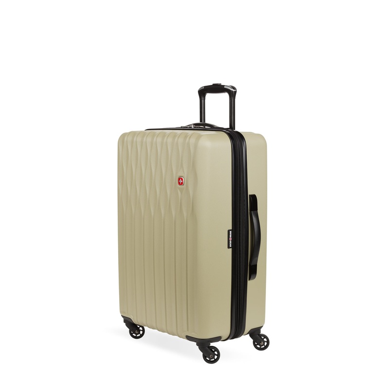 SWISSGEAR Wave Medium Checked Spinner in Light Sand