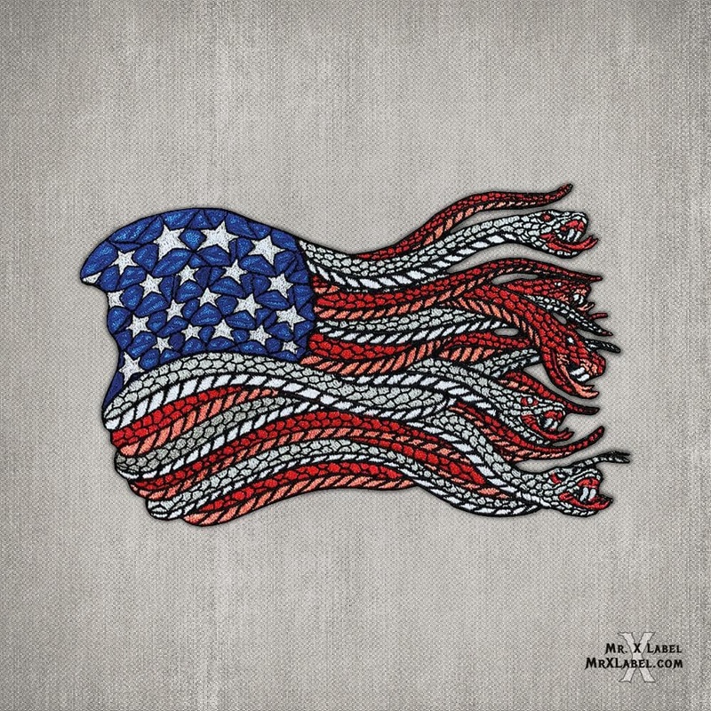 United Snakes Of America Patch