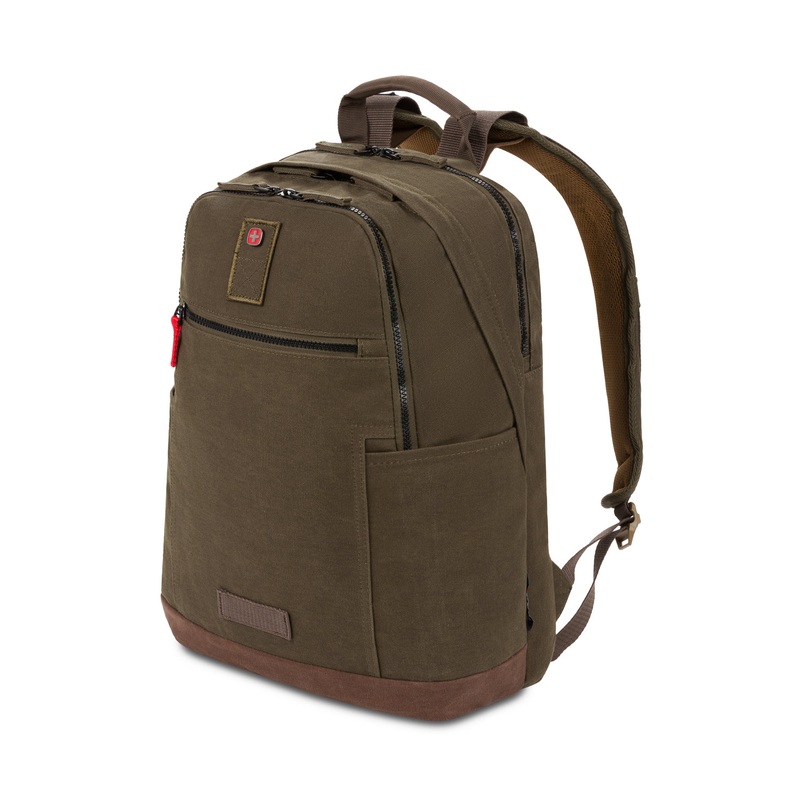 Wenger Arundel Laptop Backpack in Olive Green