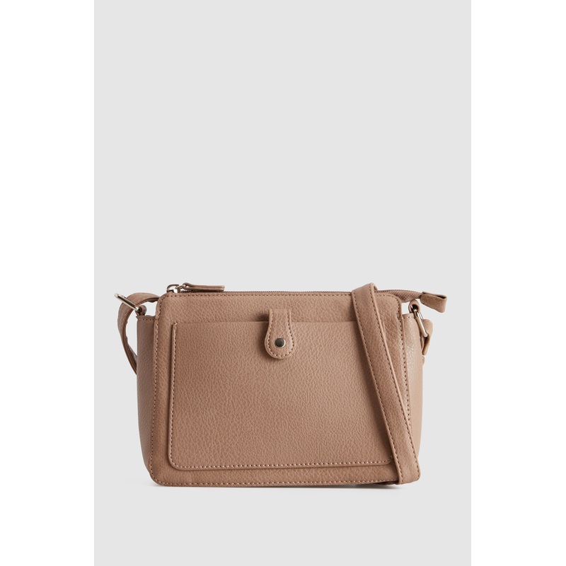 Tab Pocket Crossbody Bag